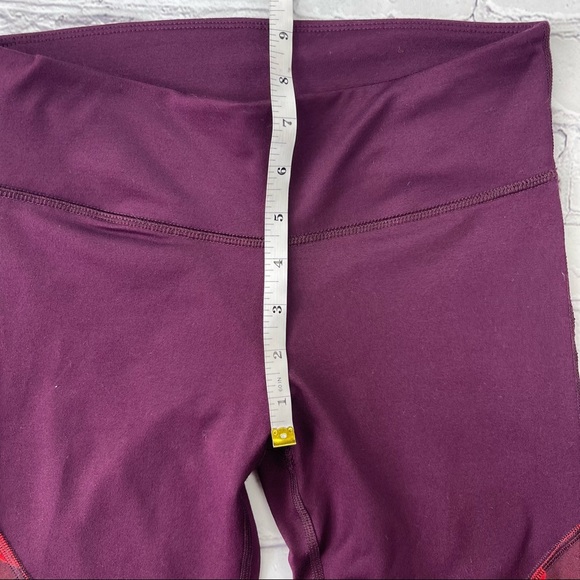 Fabletics Woman Samar Statement Power Hold Capri Leggings size XXS Burgundy Red - Picture 8 of 9